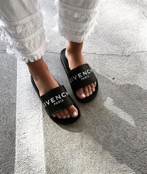 black givenchy sliders|givenchy sandals size chart.